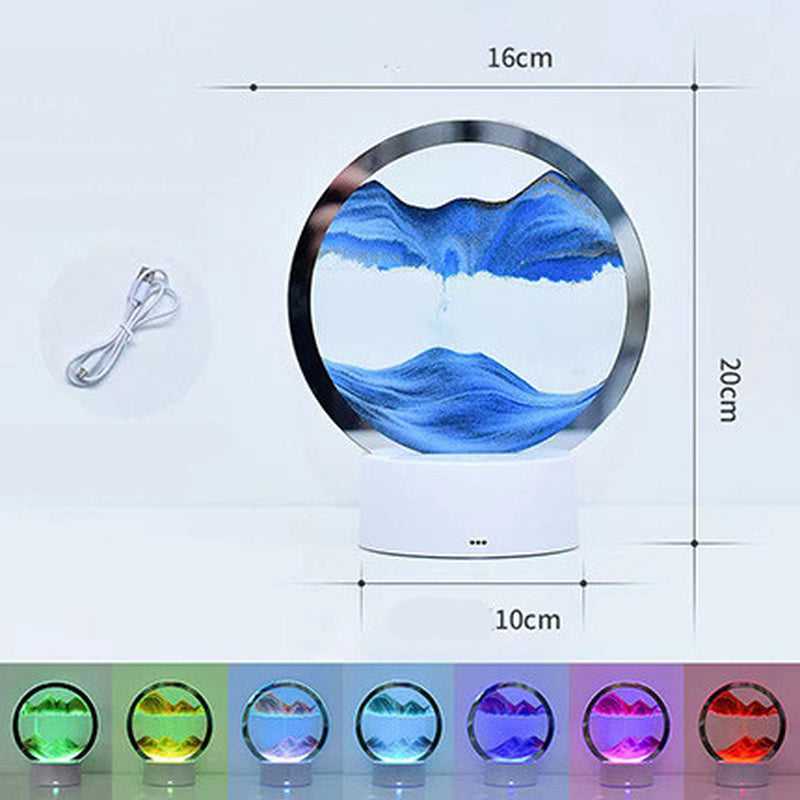 Innovative 3D Quicksand Bedside Table Lamp