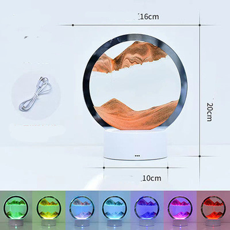 Innovative 3D Quicksand Bedside Table Lamp