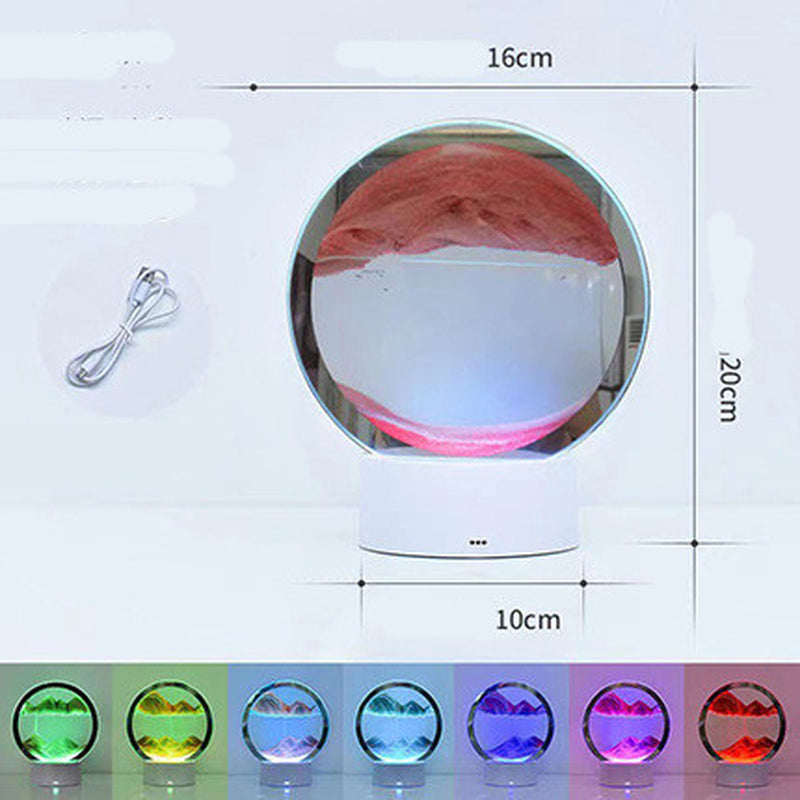 Innovative 3D Quicksand Bedside Table Lamp